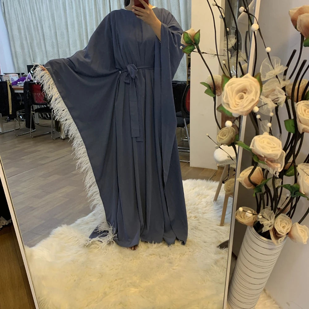 Robe Djellaba Femme Vestidos Kaftan Dubai Abaya Turkey Muslim Fashion Hijab Dress Islam Clothing Dresses Abayas For Women Caftan