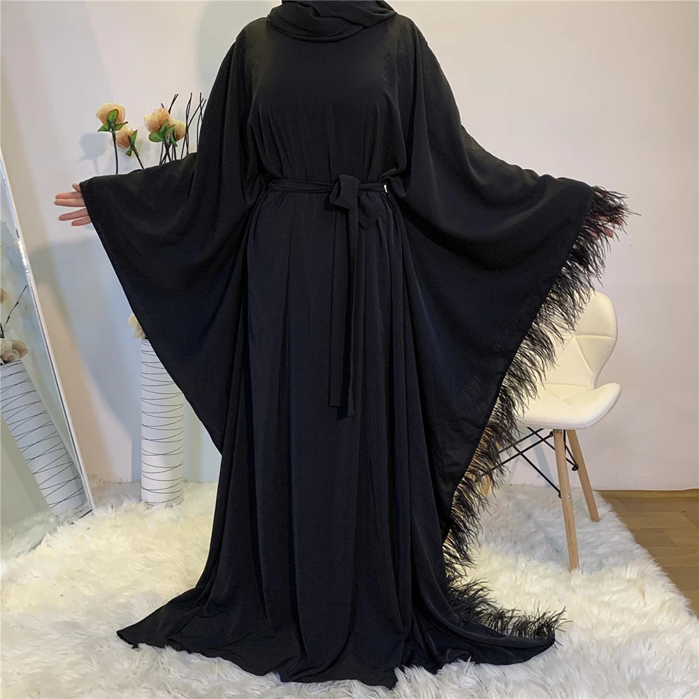 Robe Djellaba Femme Vestidos Kaftan Dubai Abaya Turkey Muslim Fashion Hijab Dress Islam Clothing Dresses Abayas For Women Caftan