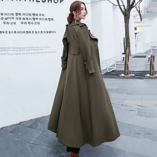 Formal Casual Windbreakers Coat Women's Overcoat