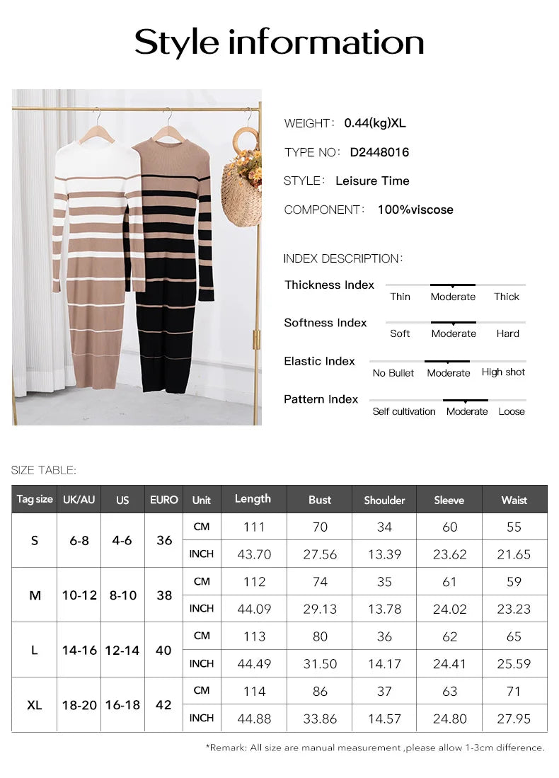 Women Sweater Long Dress