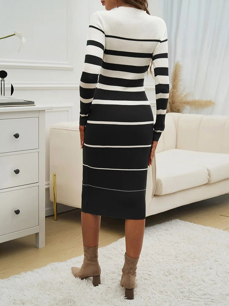 Women Sweater Long Dress